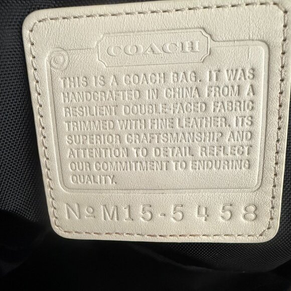 COACH 'Hampton' Diaper-Laptop Multifunction Tote Canvas Leather 5458 - Picture 11 of 11